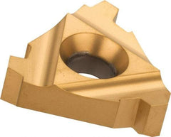 Carmex - 22ER External Right Hand 5 Stub Acme Laydown Threading Insert - Grade BXC, TiN Coated Carbide - Exact Tool & Supply