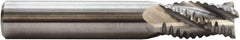 M.A. Ford - 22mm Diam, 40mm LOC, 4 Flute Solid Carbide Roughing Square End Mill - 102mm OAL, 22mm Shank Diam, Single End, Centercutting, 30° Helix - Exact Tool & Supply