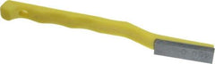 Value Collection - 400 Grit Yellow Single-Ended Boron Carbide Hand Hone - Super Fine Grade, 5-1/2" OAL, with Cutting Dimensions of 1-9/16" Length x 1/2" Wide x 3/16" High - Exact Tool & Supply