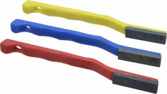 Value Collection - 3 Piece Hand Lap Set - 240, 320 & 400 Grit, Very Fine, Extra Fine & Super Fine Grades - Exact Tool & Supply