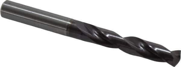 Guhring - Letter W 140° Solid Carbide Jobber Drill - FIREX Finish, Right Hand Cut, Spiral Flute, Straight Shank, 103mm OAL, SU Point - Exact Tool & Supply