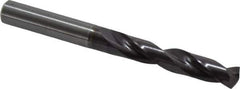 Guhring - Letter W 140° Solid Carbide Jobber Drill - FIREX Finish, Right Hand Cut, Spiral Flute, Straight Shank, 103mm OAL, SU Point - Exact Tool & Supply