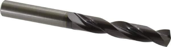 Guhring - 0.3937" 140° Solid Carbide Jobber Drill - FIREX Finish, Right Hand Cut, Spiral Flute, Straight Shank, 103mm OAL, SU Point - Exact Tool & Supply