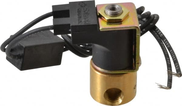 LDI Industries - 2 Port 1" Diam, 1/8-27 x 1/8-27 Thread, Central Lubrication System 3-Way Solenoid Valve - Exact Tool & Supply