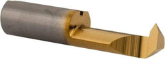 Iscar - 15mm Cutting Depth, 16 to 24 TPI, 7mm Diam, Internal Thread, Solid Carbide, Single Point Threading Tool - TiCN/TiN Finish, 30mm OAL, 7mm Shank Diam, 2.8mm Projection from Center, 55° Profile Angle - Exact Tool & Supply