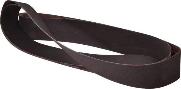 Norton - 3" Wide x 132" OAL, 100 Grit, Aluminum Oxide Abrasive Belt - Aluminum Oxide, Fine, Coated, X Weighted Cloth Backing, Series R228 - Exact Tool & Supply