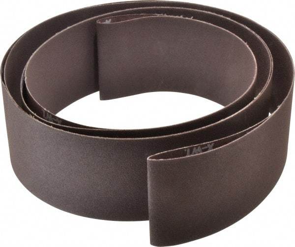 Norton - 3" Wide x 132" OAL, 120 Grit, Aluminum Oxide Abrasive Belt - Aluminum Oxide, Fine, Coated, X Weighted Cloth Backing, Series R228 - Exact Tool & Supply