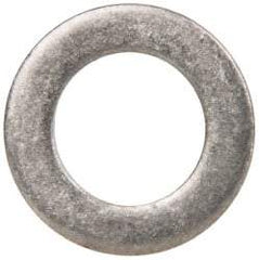 Made in USA - 0.06" Thick, 3/8" Inside x 5/8" OD, Round Shim - 5/16" Screw, Uncoated 316 Stainless Steel - Exact Tool & Supply