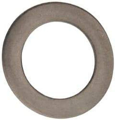 Made in USA - 0.03" Thick, 5/8" Inside x 1" OD, Round Shim - 9/16" Screw, Uncoated 316 Stainless Steel - Exact Tool & Supply