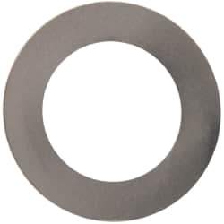 Made in USA - 0.005" Thick, 5/8" Inside x 1" OD, Round Shim - 9/16" Screw, Uncoated 316 Stainless Steel - Exact Tool & Supply