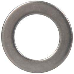 Made in USA - 0.06" Thick, 5/8" Inside x 1" OD, Round Shim - 9/16" Screw, Uncoated 316 Stainless Steel - Exact Tool & Supply