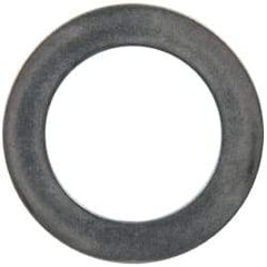 Made in USA - 0.02" Thick, 3/4" Inside x 1-1/8" OD, Round Shim - 5/8" Screw, Uncoated 316 Stainless Steel - Exact Tool & Supply