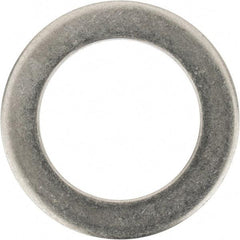 Made in USA - 0.06" Thick, 3/4" Inside x 1-1/8" OD, Round Shim - 5/8" Screw, Uncoated 316 Stainless Steel - Exact Tool & Supply