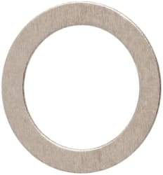 Made in USA - 0.005" Thick, 0.171" Inside x 0.241" OD, Lengthening Shim - #6 Screw, Uncoated 300 Stainless Steel - Exact Tool & Supply
