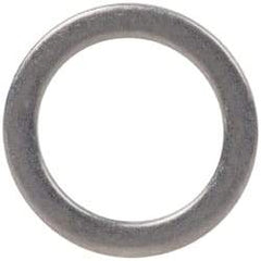 Made in USA - 0.032" Thick, 0.314" Inside x 7/16" OD, Shortening Shim - 1/4" Screw, Uncoated 300 Stainless Steel - Exact Tool & Supply