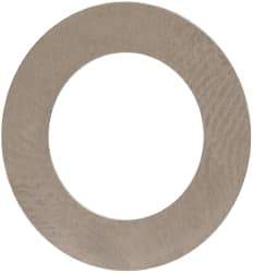 Made in USA - 0.1mm Thick, 10mm Inside x 16mm OD, Round Shim - 3/8" Screw, Uncoated 302/304 Stainless Steel - Exact Tool & Supply