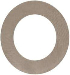 Made in USA - 0.1mm Thick, 10mm Inside x 16mm OD, Round Shim - 3/8" Screw, Uncoated 302/304 Stainless Steel - Exact Tool & Supply