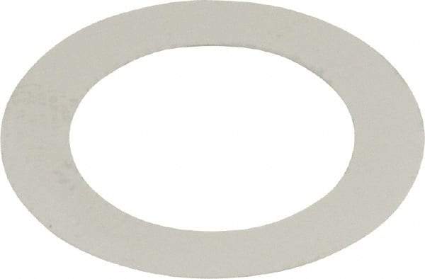 Made in USA - 0.1mm Thick, 12mm Inside x 18mm OD, Round Shim - 7/16" Screw, Uncoated 302/304 Stainless Steel - Exact Tool & Supply