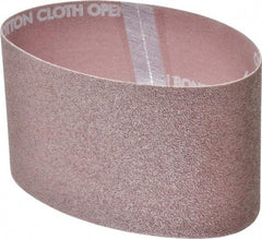 Norton - 3-1/2" Wide x 15-1/2" OAL, 60 Grit, Aluminum Oxide Abrasive Belt - Aluminum Oxide, Medium, Coated, X Weighted Cloth Backing, Series R228 - Exact Tool & Supply