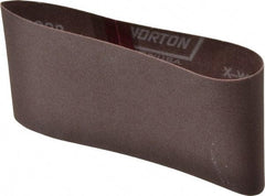 Norton - 3-1/2" Wide x 15-1/2" OAL, 150 Grit, Aluminum Oxide Abrasive Belt - Aluminum Oxide, Very Fine, Coated, Series R228 - Exact Tool & Supply