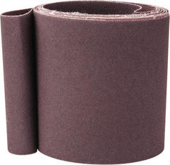 Norton - 4" Wide x 132" OAL, 120 Grit, Aluminum Oxide Abrasive Belt - Aluminum Oxide, Fine, Coated, X Weighted Cloth Backing, Series R228 - Exact Tool & Supply