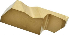 Kennametal - 3094NGD K Grade KC850, 2.39mm Cutting Width Carbide Grooving Insert - 6.35mm Max Depth of Cut, Right Hand, 0.19mm Corner Radius, TiC/TiCN/TiN Finish - Exact Tool & Supply