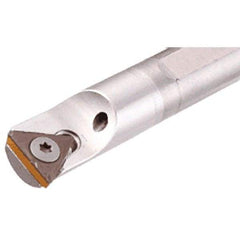 Iscar - 21.5mm Min Bore Diam, 200mm OAL, 20mm Shank Diam, S-STFP Indexable Boring Bar - 63mm Max Bore Depth, Screw Holding Method - Exact Tool & Supply