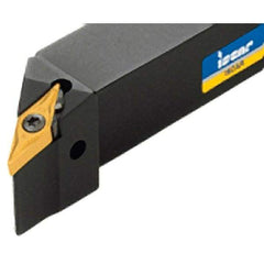 Iscar - SVJN, Right Hand Cut, 20mm Shank Height x 20mm Shank Width, Negative Rake Indexable Turning Toolholder - 125mm OAL, VN..12T3.. Insert Compatibility, Series Isoturn - Exact Tool & Supply