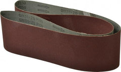 Tru-Maxx - 4" Wide x 54" OAL, 150 Grit, Aluminum Oxide Abrasive Belt - Aluminum Oxide, Very Fine, Coated, X Weighted Cloth Backing - Exact Tool & Supply