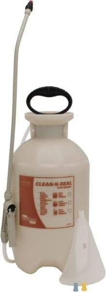 Chapin - 2 Gal Chemical Safe Garden Hand Sprayer - Use with Cleaners, Polyethylene Tank, Funnel Mouth, Reinforced Hose, For Deck & Yard Applications - Exact Tool & Supply