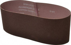 Norton - 4" Wide x 24" OAL, 100 Grit, Aluminum Oxide Abrasive Belt - Aluminum Oxide, Fine, Coated, X Weighted Cloth Backing, Series R228 - Exact Tool & Supply