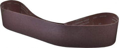 Norton - 4" Wide x 54" OAL, 60 Grit, Aluminum Oxide Abrasive Belt - Aluminum Oxide, Medium, Coated, X Weighted Cloth Backing, Series R228 - Exact Tool & Supply