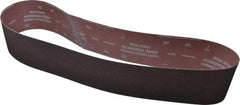 Norton - 4" Wide x 54" OAL, 80 Grit, Aluminum Oxide Abrasive Belt - Aluminum Oxide, Medium, Coated, X Weighted Cloth Backing, Series R228 - Exact Tool & Supply