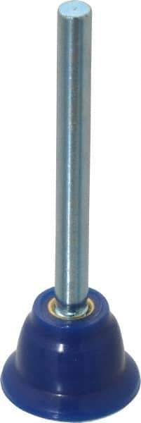 Value Collection - 1/2" Diam Adhesive/PSA Disc Backing Pad - 1/8" Shank Diam, 18,000 RPM - Exact Tool & Supply