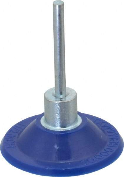Value Collection - 1-1/2" Diam Adhesive/PSA Disc Backing Pad - 1/8" Shank Diam, 15,000 RPM - Exact Tool & Supply
