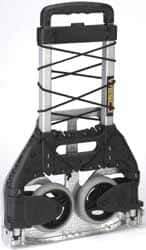Wesco Industrial Products - 110 Lb Capacity 41" OAH Hand Truck - Single Grip Handle, Aluminum & Plastic - Exact Tool & Supply