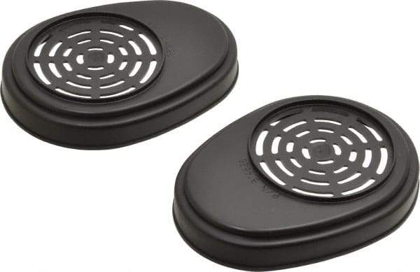 MSA - Filter Cover - Black, for Half and Full Facepieces - Exact Tool & Supply