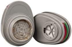 MSA - Green and Magenta P100 Cartridge - Series Advantage 200, Protects Against Ammonia, Methylamine - Exact Tool & Supply