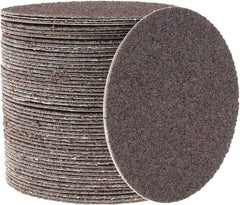 Made in USA - 3" Diam, 50 Grit Aluminum Oxide Adhesive PSA Disc - Coarse Grade, X Weighted Cloth Backing, For Low Speed Dual-Action Sanders, Random Orbital Sanders - Exact Tool & Supply