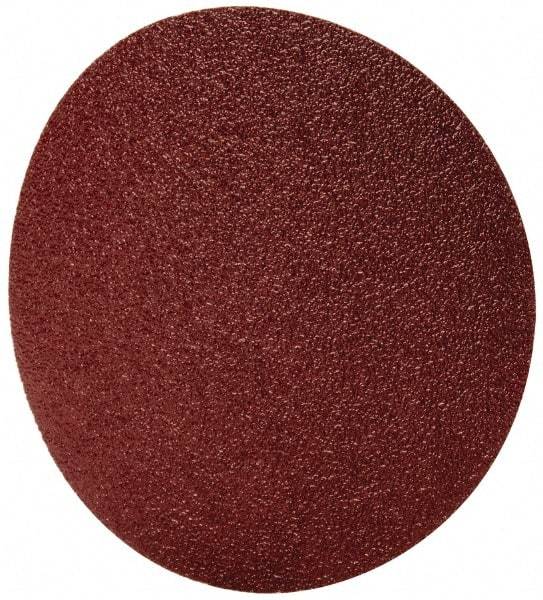 Made in USA - 8" Diam, 40 Grit Aluminum Oxide Adhesive PSA Disc - Coarse Grade, X Weighted Cloth Backing, For Low Speed Dual-Action Sanders, Random Orbital Sanders - Exact Tool & Supply