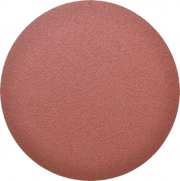 Made in USA - 8" Diam, 50 Grit Aluminum Oxide Adhesive PSA Disc - Coarse Grade, X Weighted Cloth Backing, For Low Speed Dual-Action Sanders, Random Orbital Sanders - Exact Tool & Supply