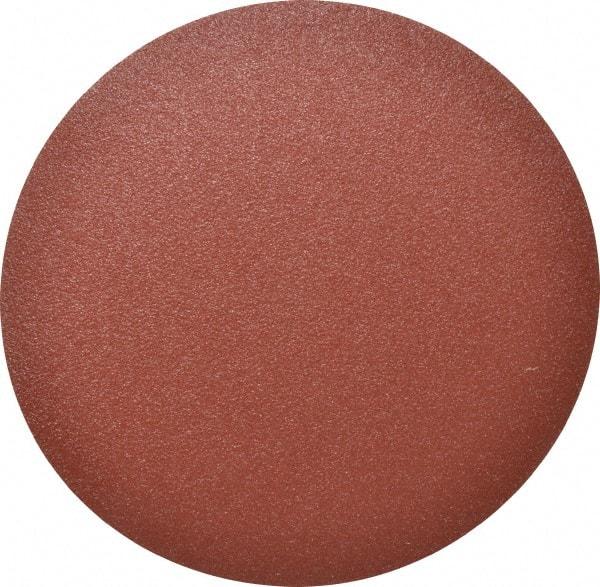 Made in USA - 8" Diam, 60 Grit Aluminum Oxide Adhesive PSA Disc - Medium Grade, X Weighted Cloth Backing, For Low Speed Dual-Action Sanders, Random Orbital Sanders - Exact Tool & Supply