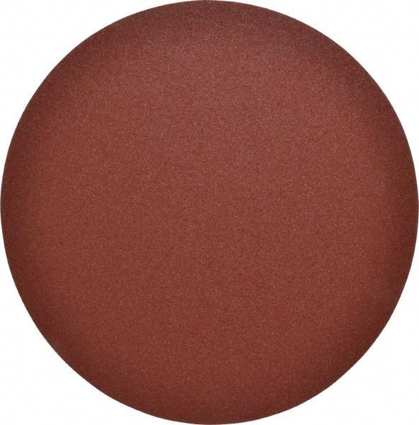 Made in USA - 12" Diam, 80 Grit Aluminum Oxide Adhesive PSA Disc - Medium Grade, X Weighted Cloth Backing, For Low Speed Dual-Action Sanders, Random Orbital Sanders - Exact Tool & Supply