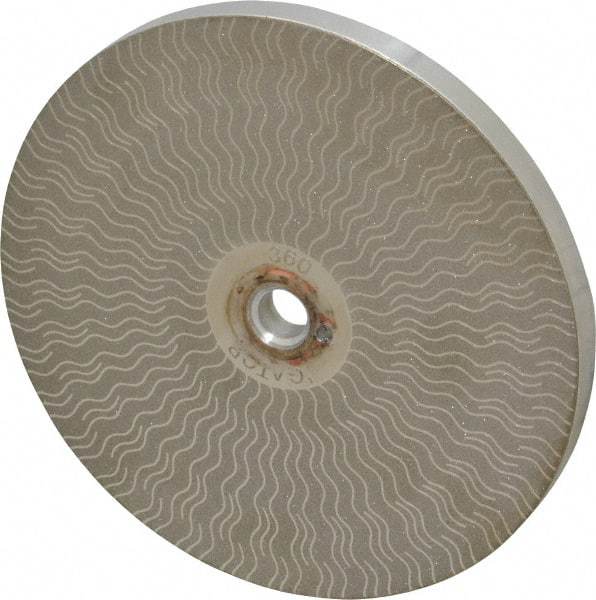 Accu-Finish - 6" Diam, 1/2" Hole Size, 1/2" Overall Thickness, 360 Grit, Tool & Cutter Grinding Wheel - Extra Fine Grade, Diamond - Exact Tool & Supply