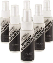 Accu-Finish - 2 oz Diamond Spray Compound - 8,000 Grit, Clear, Use on Ceramic - Exact Tool & Supply