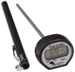 Taylor - -40 to 302°F Pocket Digital Thermometer - LCD Display, 1.5 Volts - Exact Tool & Supply