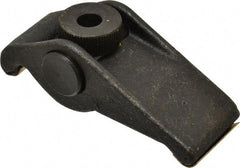 Value Collection - 3/8" Stud, 2-1/16" Max Clamping Height, Steel, Adjustable & Self-Positioning Strap Clamp - 1-5/8" Wide, 1-7/16" High, 1-7/16" Heel to Stud Center - Exact Tool & Supply