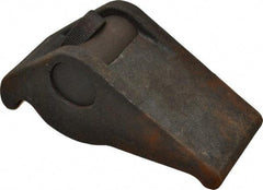 Value Collection - 5/8" Stud, 4-1/4" Max Clamping Height, Steel, Adjustable & Self-Positioning Strap Clamp - 2-5/8" Wide, 2-1/4" High, 2-1/8" Heel to Stud Center - Exact Tool & Supply