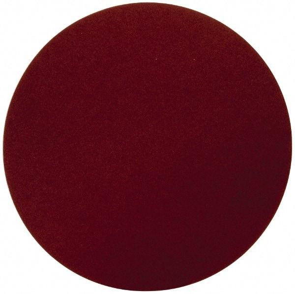 Made in USA - 20" Diam, 80 Grit Aluminum Oxide Adhesive PSA Disc - Medium Grade, X Weighted Cloth Backing, For Low Speed Dual-Action Sanders, Random Orbital Sanders - Exact Tool & Supply