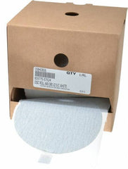 Made in USA - 6" Diam, 80 Grit Silicon Carbide Adhesive PSA Disc - Medium Grade, B Weighted Paper Backing, For Low Speed Dual-Action Sanders, Random Orbital Sanders - Exact Tool & Supply